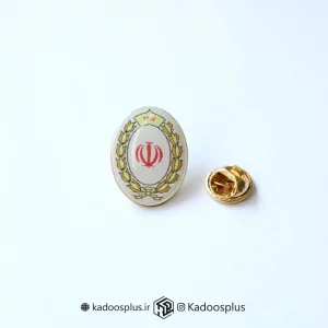 بج سینه بانک ملی ایران سفید