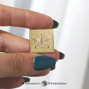 بج سینه درفش شهباز طلایی