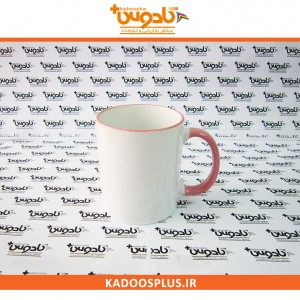 ماگ دسته و لبه رنگی