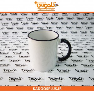 ماگ دسته و لبه رنگی