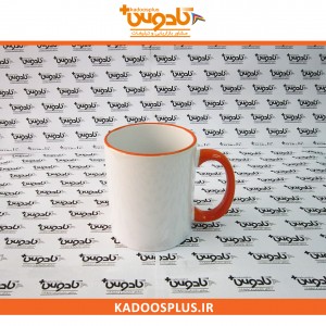 ماگ دسته و لبه رنگی