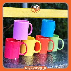 ماگ فول کالر قرمز با چاپ دلخواه