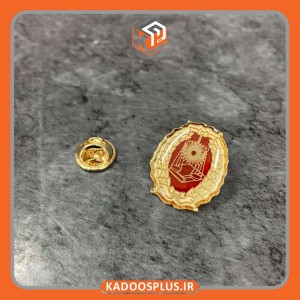 بج سینه طلایی سورمه ای کانون وکلای دادگستری