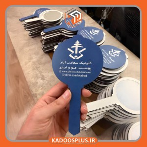آینه دستی چوبی با طرح دلخواه