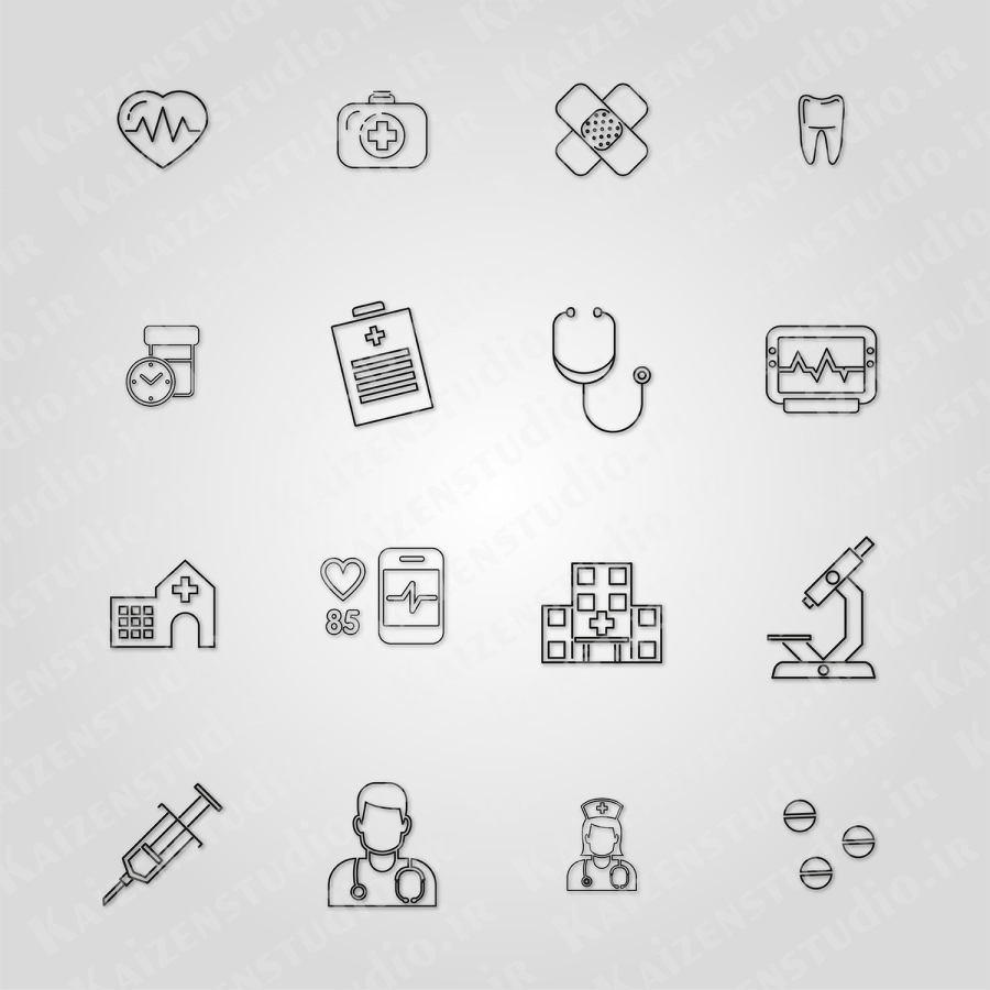 آیکون وکتور مدل مدیکال Medical