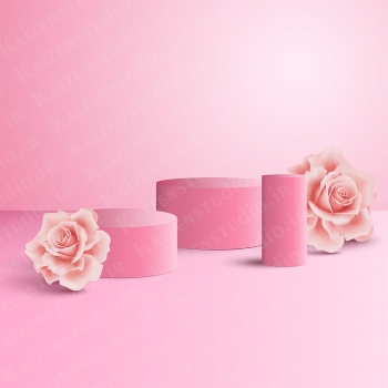 قالب پودیوم مدل صورتی Pink Podium