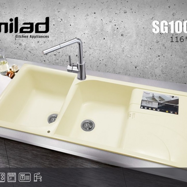 سینک گرانیتی میلاد مدل SG1003