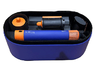 سشوار برس دار حالت دهنده دایسون مدل Airwrap HS08 رنگ آبی نارنجی