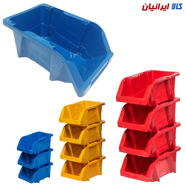 پالت پلاستیکی پیچ و مهره 7*10*17 سانتیمتر
