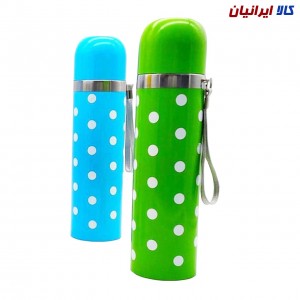 فلاسک نیم لیتری خال دار