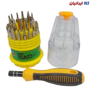پیچ گوشتی 31 پارچه لیوانی Eko