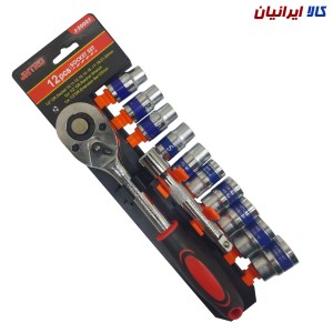 آچار بکس 12 پارچه