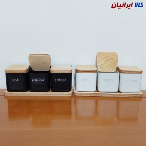 ست جای ادویه 4 پارچه رایکا