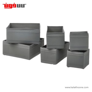 ست ۶ تایی جعبه ذخیره سازی لباس ایکیا مدل SKUBB
