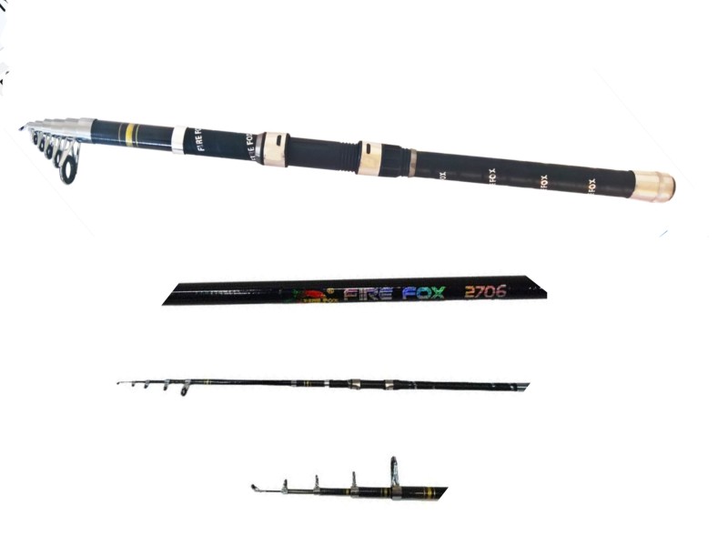 چوب ماهیگیری  تلسکوپی فایرفاکس  کربن مدل Advanced Rod 270cm