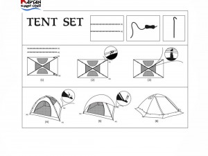 چادر 3-2 نفره پکینیو (کله گاوی) مدل K2001