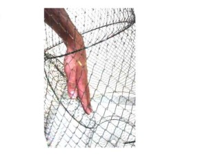 زنده نگهدار ماهیگیری فلزی سایز بزرگ L60