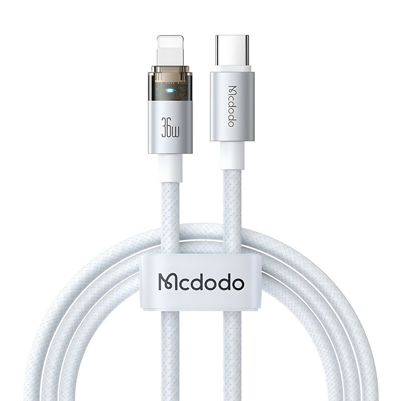 کابل تبدیل USB-C به لایتنینگ مک دودو مدل CA-694 طول 1.2 متر