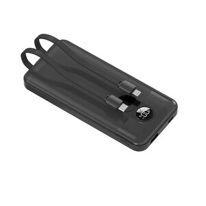 پاوربانک پرودو مدل porodo CH057 ظرفیت 10000  Integrated Cable