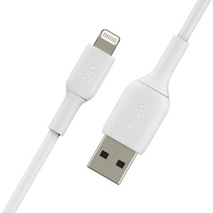 کابل شارژ  USB به لایتنینگ بلکین مدل CAA001bt1MWH طول 1 متر