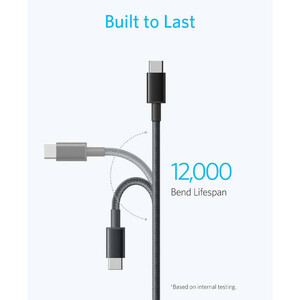 کابل تبدیل USB-C به USB-C انکر مدل  A8752 طول یک متر