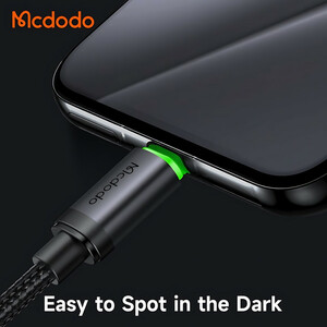 کابل تبدیل USB به USB-C مک دودو مدل MCCA396 LED Version طول 1 متر