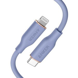 کابل تبدیل USB-C به لایتنینگ انکر مدل Power Line III Flow A8662 طول 0.9 متر