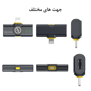میکروفن بی سیم هالی لند مدل Lark M2 مجموعه 2 عددی پک کمبو