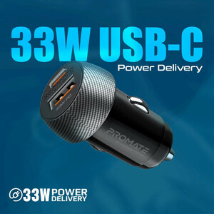 شارژر فندکی ۳۳ وات پرومیت مدل DRIVEGEAR-PD33