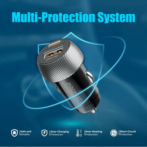 شارژر فندکی ۳۳ وات پرومیت مدل DRIVEGEAR-PD33