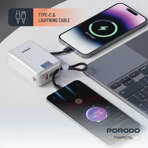 پاوربانک 20000 هزار 20 وات پرودو مدل PORODO PETITE
