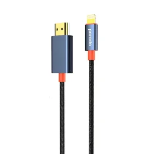 کابل تبدیل HDMI به LiGHTNING CBL0017 پرودو  طول 2 متر