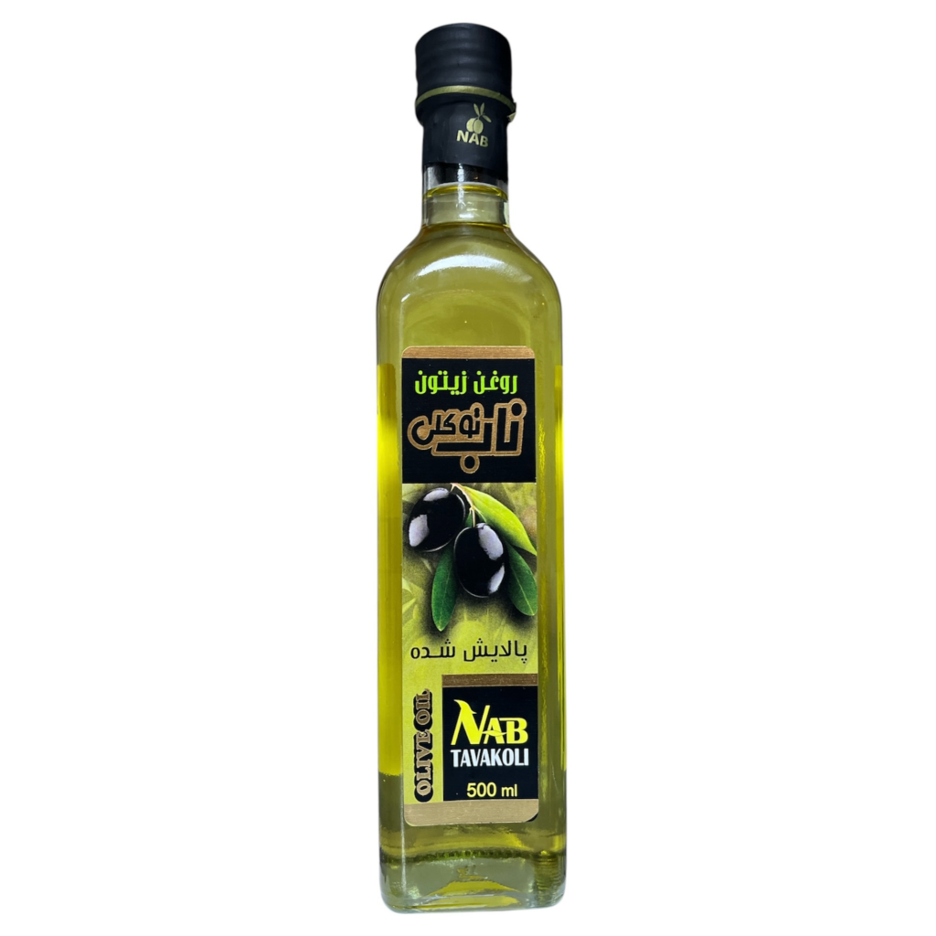 روغن زیتون نیم لیتری پالایش شده (بی بو) ناب