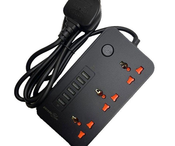 سه راهی برق با خروجی USB برای  رهایی از شلوغی و سردر گمی سیم های شارژ