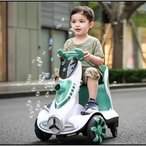 ماشین شارژی چهار چرخ NTECH برای کودکان | عملکرد حباب | چرخش 360 درجه | چراغ‌های LED خنک | کمربند نشستن | ایمن و راحت | TM010 برای کودکان 3 تا 6 سال