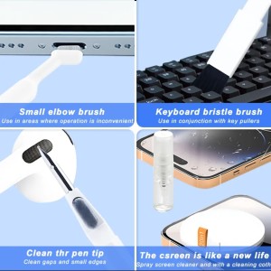 کیت تمیز کننده ۲۰ کاره اصلی مدل 20in1 Cleaning Brush Set