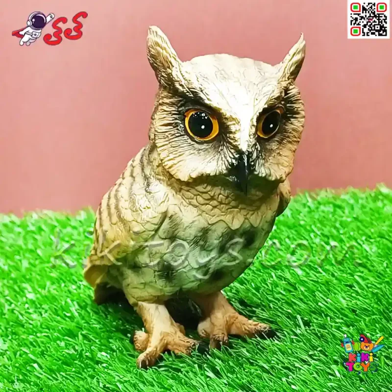 فیگور حیوانات ماکت جغد شاخدار بزرگ اسباب بازی Flying Owl Animals Figure 921