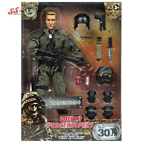 اکشن فیگور اورجینال سرباز برند ام اند سی  طرح چترباز M C TOY