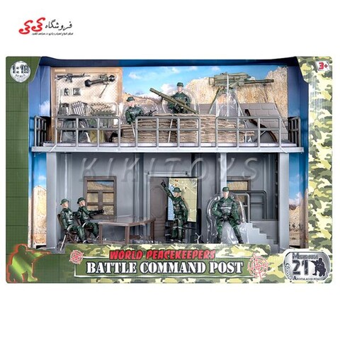 ماکت ستاد فرماندهی و تجهیزات نظامی 77030 برند ام اند سی WORLD PEACEKEEPERS