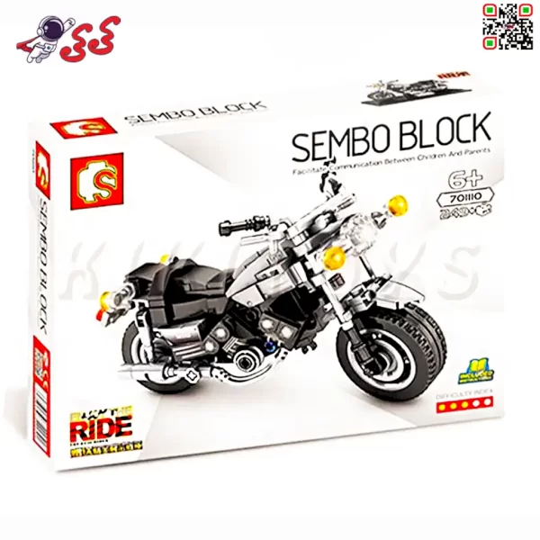 لگو ماکت موتورسیکلت یاماها برند اس وای SEMBO BLOCK 701110