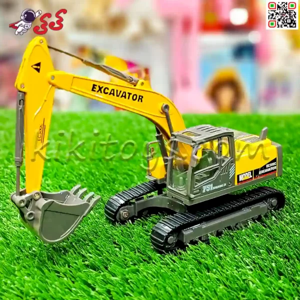ماکت بیل مکانیکی فلزی اسباب بازی TRECK 7554