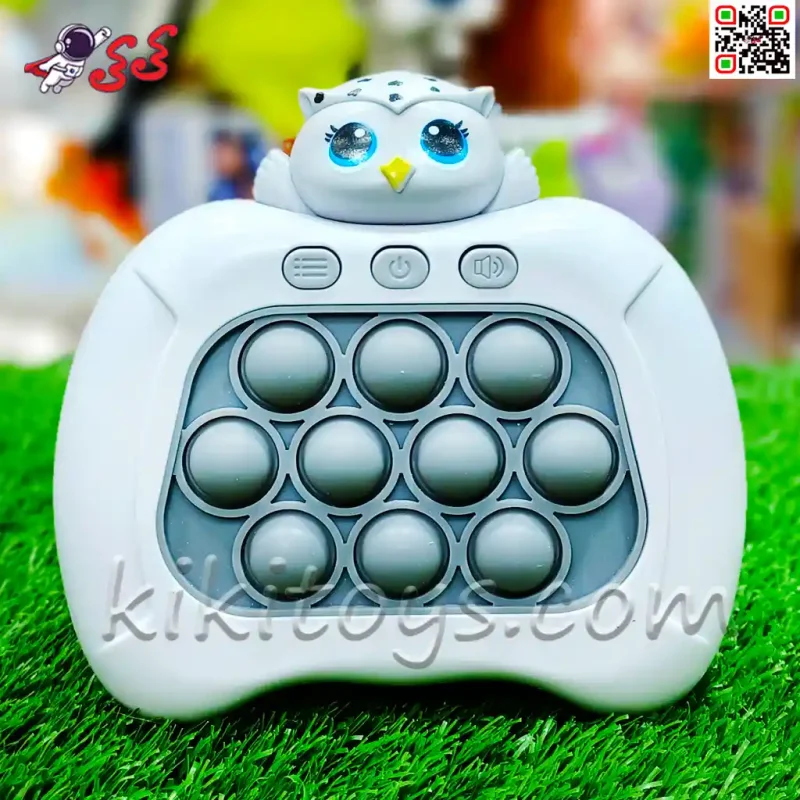 کنسول پاپت گیم اسباب بازی موزیکال و چراغدار مدل جغد QUICK PUSH  TOY BY-6028