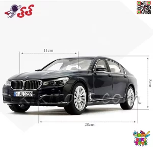 اندازه ماکت فلزی BMW 750Li در مقیاس 1:18