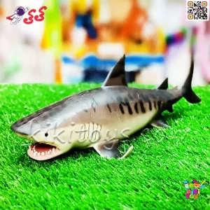 فیگور کوسه ببری اسباب‌بازی حیوانات دریایی برند Animal Paradise مدل 1102