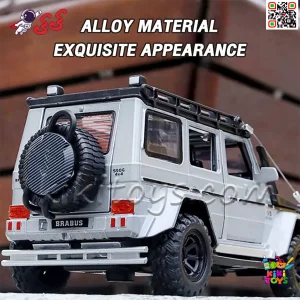 رنگ متالیک و باکیفیت خاکستری در ماکت مرسدس G550 مدل Adventure