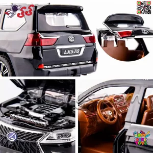 عکس ماشین ماکت لکسوس LX570 با کیفیت ساخت بالا و جزئیات کامل داخلی