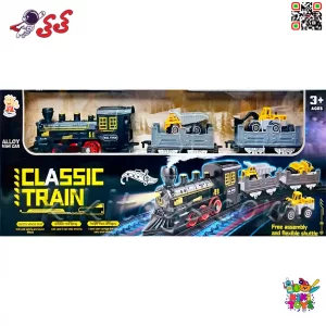 قطار اسباب‌بازی دودزا با ماشین‌های فلزی راه‌سازی – ماجراجویی مهیج روی ریل TRAIN 5812