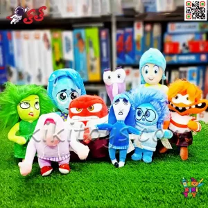 عروسک پولیشی شخصیت‌های انیمیشن Inside Out (درون و بیرون) ست 9 عددی