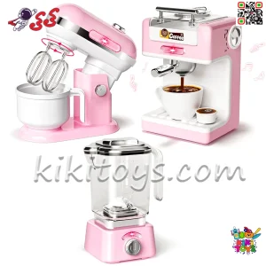 ست لوازم آشپزخانه اسباب‌بازی کودک 3 عددی مدل MODERN KITCHEN 8058 – قهوه ساز، همزن و مخلوط‌کن