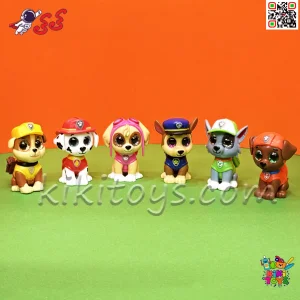 ست ۶ عددی فیگور سگ‌های نگهبان Paw Patrol چشم براق